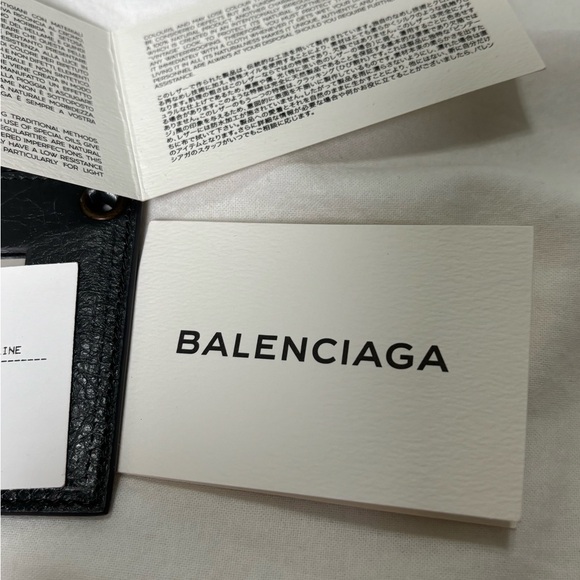 BALENCIAGA The City bag 2way Handbag Leather Gray 115748 Y2K Editors Authentic - Picture 15 of 15